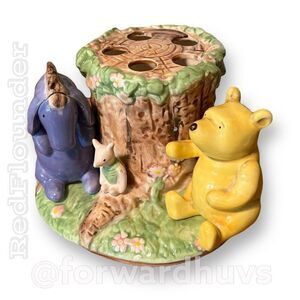 Vintage Disney Winnie the Pooh Hand-Painted Toothbrush Holder